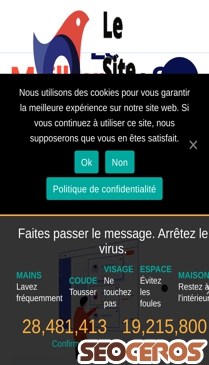 2020.le-site-francais.fr mobil előnézeti kép