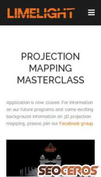 3dprojectionmapping.net/masterclass mobil prikaz slike