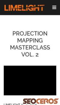 3dprojectionmapping.net/masterclassvol2 mobil 미리보기
