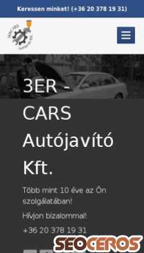 3ercars.hu mobil preview