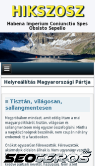 HMP-Hikszosz.hu mobil previzualizare