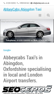 abbeycabs.co.uk mobil előnézeti kép