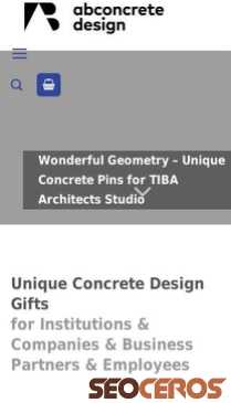 abconcretedesign.com/corporate-gifts mobil obraz podglądowy