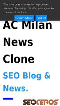 acmilan-news-clone.blogspot.com mobil previzualizare