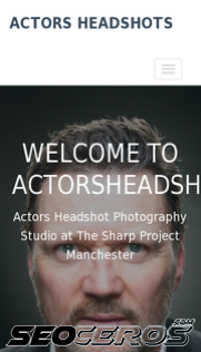 actorsheadshots.co.uk mobil preview