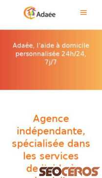 adaee.fr mobil preview