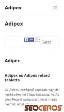 adipex.ws mobil vista previa