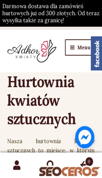 adkor-kwiaty.pl mobil förhandsvisning