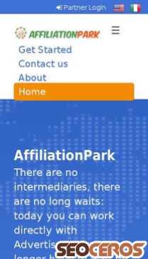 affiliationpark.com mobil previzualizare