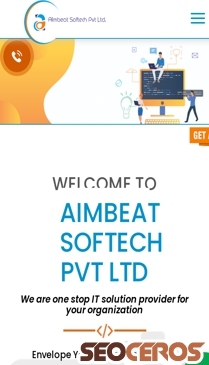 aimbeatsoftech.com mobil náhled obrázku