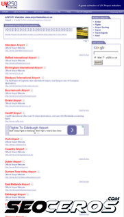 airportwebsites.co.uk mobil előnézeti kép