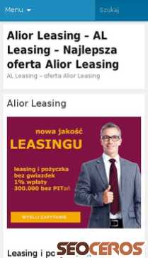 al-leasing.pl mobil previzualizare