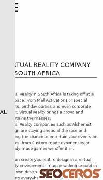 alchemistdesign.co.za/virtual-reality-south-africa.html mobil obraz podglądowy