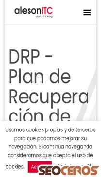 aleson-itc.com/plan-disaster-recovery-drp mobil preview