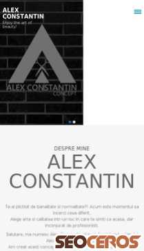 alex-constantin.ro mobil preview