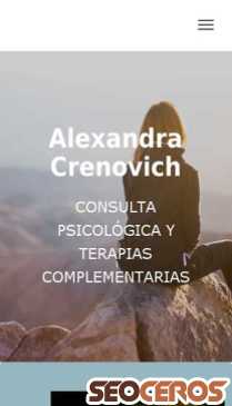 alexandracrenovich.com mobil náhľad obrázku