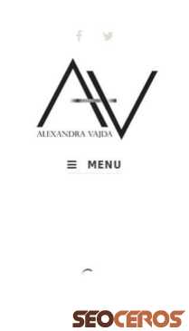 alexandravajda.com mobil preview