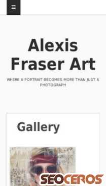 alexisfraser.com mobil Vorschau