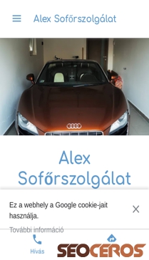 alexsoforszolgalat.business.site mobil Vorschau