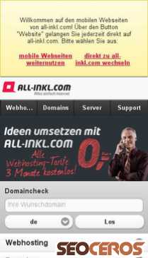 all-inkl.com mobil preview