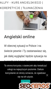 allfy.pl/angielski-online mobil obraz podglądowy