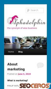 alphadolphin.com/blog mobil Vista previa