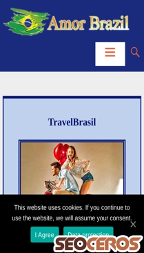 amorbrazil.world/travelbrasil mobil náhled obrázku