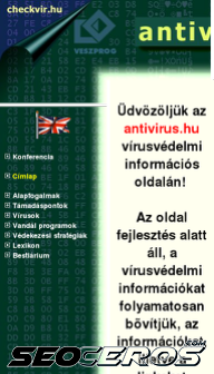 antivirus.hu mobil előnézeti kép