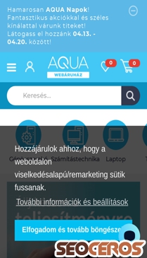 aqua.hu mobil obraz podglądowy