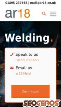 ar18metal.co.uk/welding mobil previzualizare