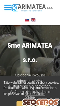 arimatea.sk mobil preview