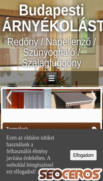 arnyekolastechnika.com mobil náhľad obrázku