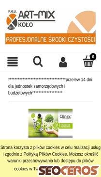 artmixkolo24.pl mobil previzualizare