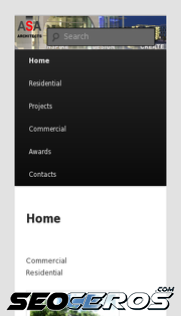 asa-architects.co.uk mobil előnézeti kép