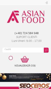 asianfood.ro mobil förhandsvisning
