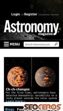 astronomy.com mobil previzualizare