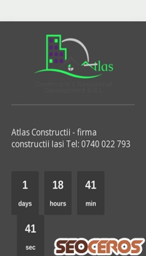 atlas-constructii.ro mobil preview