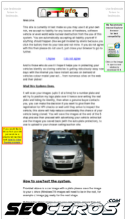 auto-plate.co.uk mobil náhled obrázku