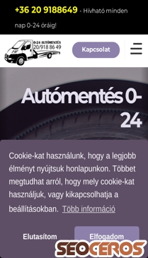 automentes-tihany-balatonfured-csopak.024automentes.hu mobil előnézeti kép