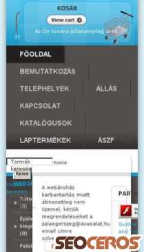 avasalat.hu mobil előnézeti kép
