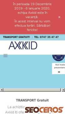 axkid.ro mobil vista previa
