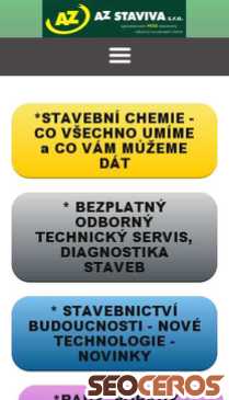 azstaviva.cz mobil Vista previa