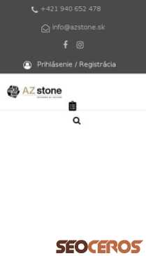 azstone.sk mobil preview