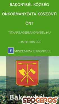 bakonybel.hu mobil náhled obrázku