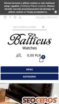 balticus-watches.com mobil obraz podglądowy