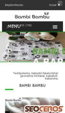 bambibambu.hu mobil förhandsvisning