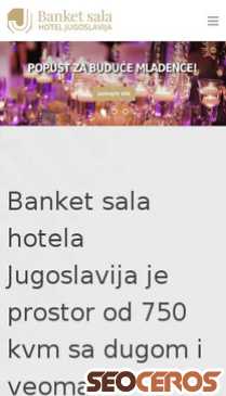 banketjugoslavija.com mobil obraz podglądowy