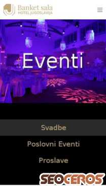 banketjugoslavija.com/eventi/svadbe mobil obraz podglądowy