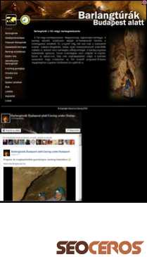 barlangaszat.hu mobil előnézeti kép