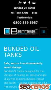 barnesoiltanks.co.uk/single-skin-bunded-tanks mobil previzualizare